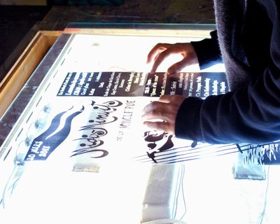 Atelier de sérigraphie à PointCulture LLN