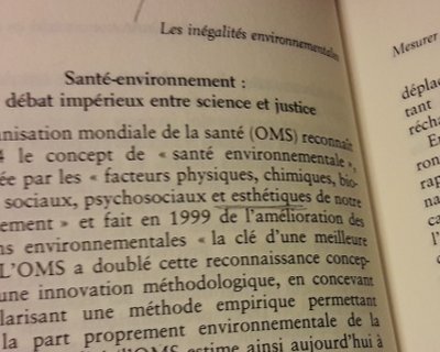 Catherine Larrère - Les Inégalités environnementales