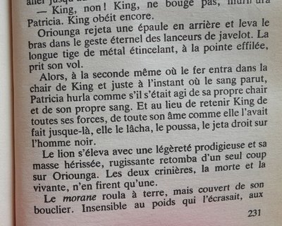 page ouverte du Lion de Joseph Kessel