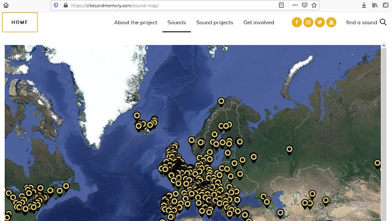 site Cities and Memory 2020